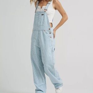 Wrangler-Lainey Wilson Striped Overalls- Women's SZ L NWT